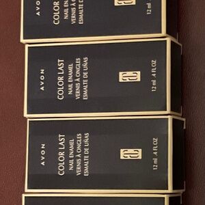 Avon Color Last Nail Enamel (2) Soft Buff, Rose Star, Mocha Shine